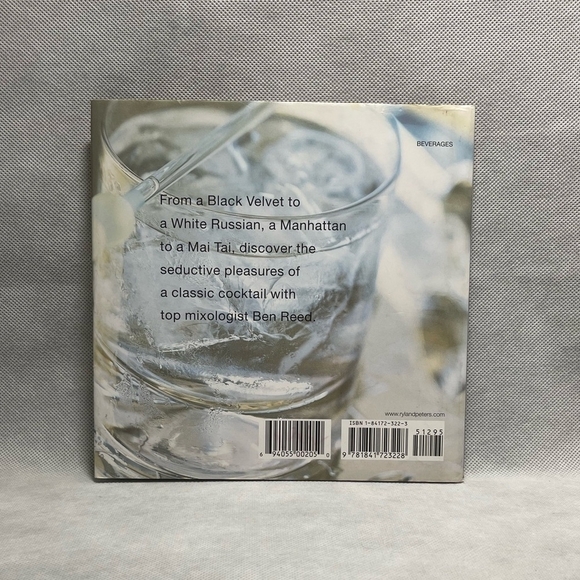 Cocktails Recipes Book The Cocktail Hour by Ben Reed Hardcover Book of Cocktails - Picture 2 of 2